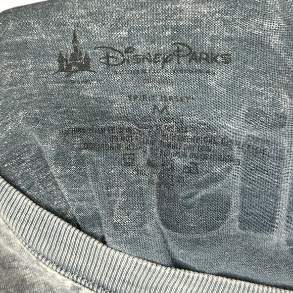 Disney Parks Walt Disney World Spirit Jersey Gray Mineral Acid Wash Women Medium - Picture 7 of 8
